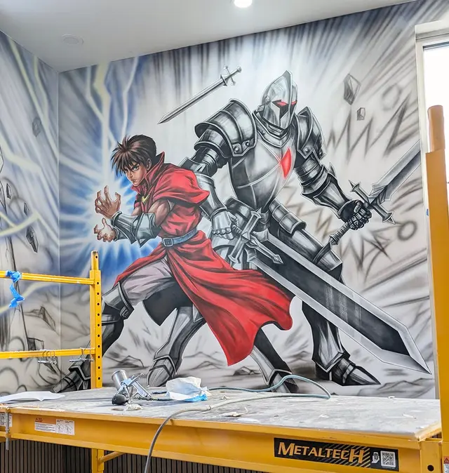 Hand-painted mural by Dongbai Murals 10