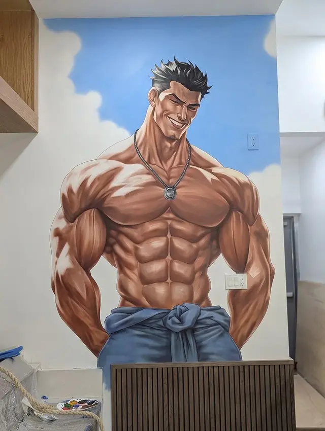 Hand-painted mural by Dongbai Murals 11