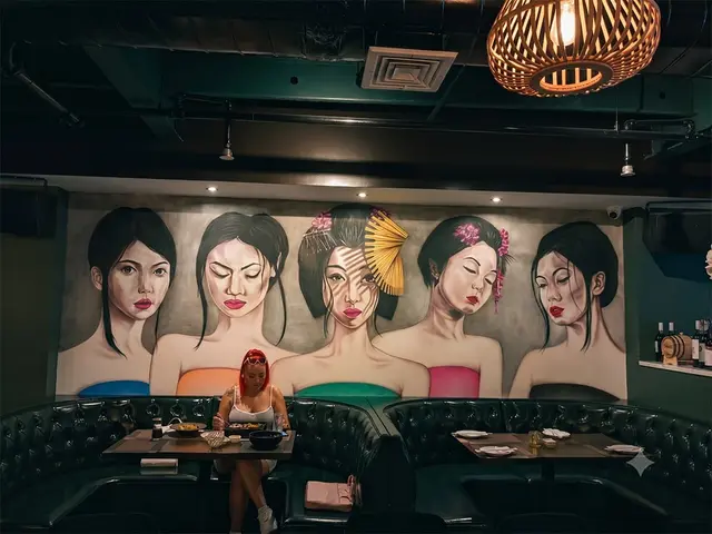 Portrait series for a lounge wall